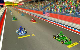 Go Kart Racing Games 3D Stunt تصوير الشاشة 3