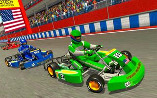 Go Kart Racing Games 3D Stunt Affiche