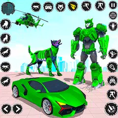 メカ動物ロボット: オオカミロボット アプリダウンロード