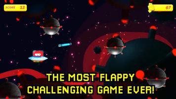 Rebounce and don´t crush! in this Flappy Galaxy 海報