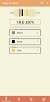 Resistor Color Code Calculator capture d'écran 1
