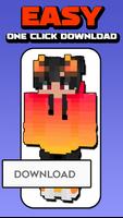 Orange Skin For Minecraft PE Plakat