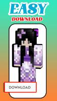 Skins Sadako For Minecraft PE Affiche