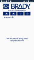 Brady NFC Temperature App الملصق