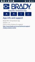 Brady NFC Temperature App capture d'écran 3