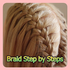 Braid Hairstyle Step by Steps آئیکن