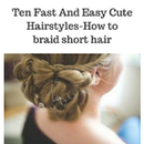 braids for short hair aplikacja