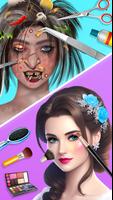 ASMR Doctor: Makeup Salon Game syot layar 1