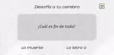 Acertijo Mental: Juegos Mental