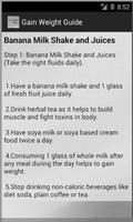 Weight Gain Guide تصوير الشاشة 2