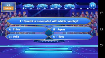 Millionaire 2021- Free Trivia Quiz Game اسکرین شاٹ 1