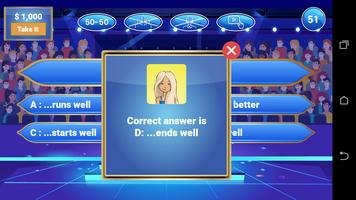 Millionaire 2021- Free Trivia Quiz Game اسکرین شاٹ 3