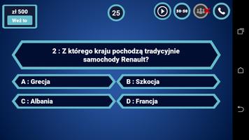 Milionerzy po polsku 2021 : Trivia Brain Quiz imagem de tela 2