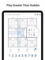 Greater Than Sudoku Ekran Görüntüsü 7