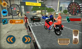Moto Taxi Driving: Bike Games Affiche