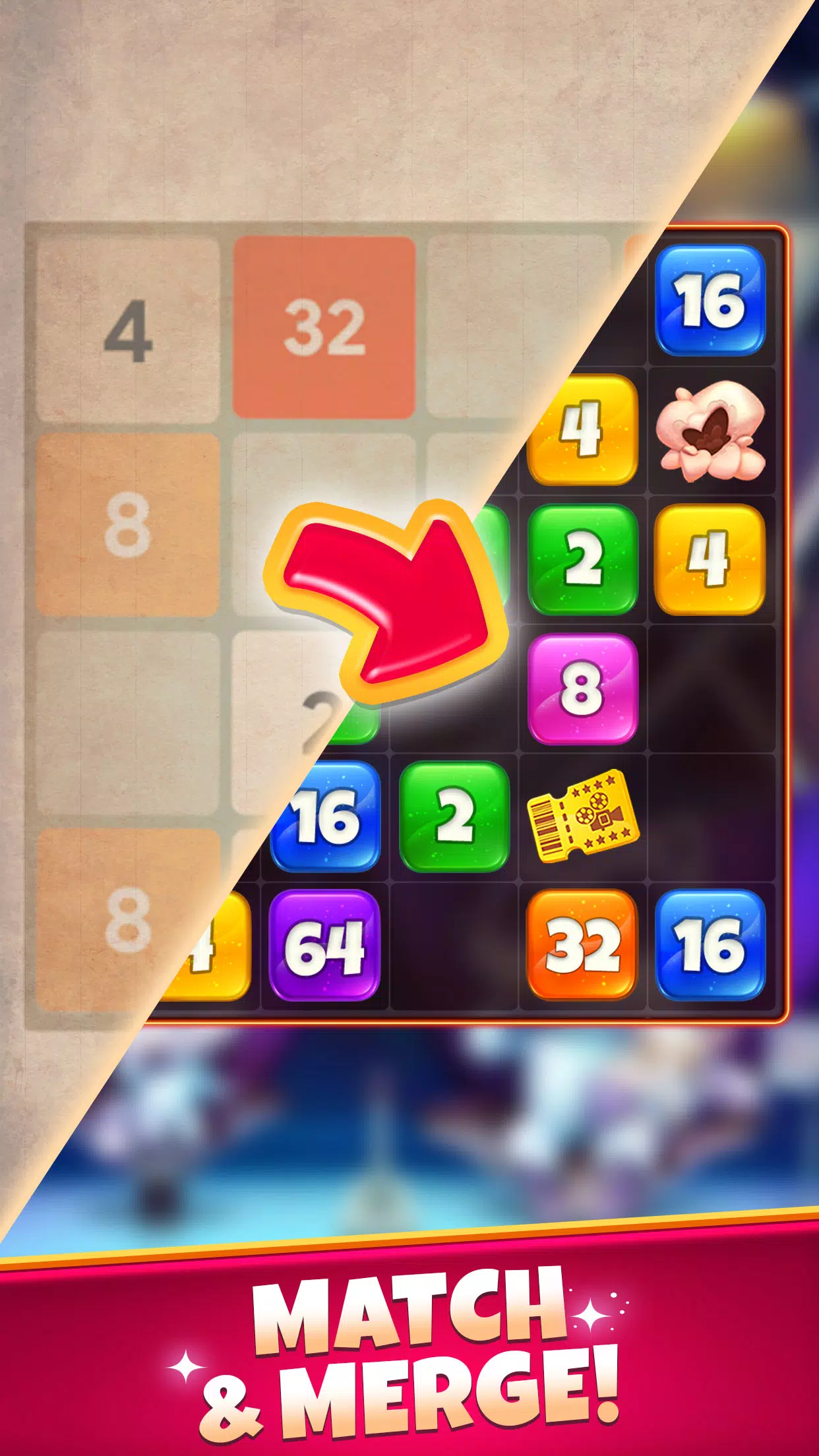 Cinematch: Merge 2048