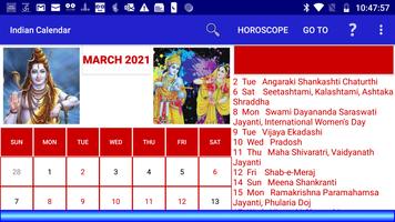 Indian Calendar capture d'écran 3