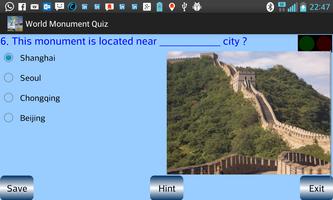 World Monument Quiz captura de pantalla 2