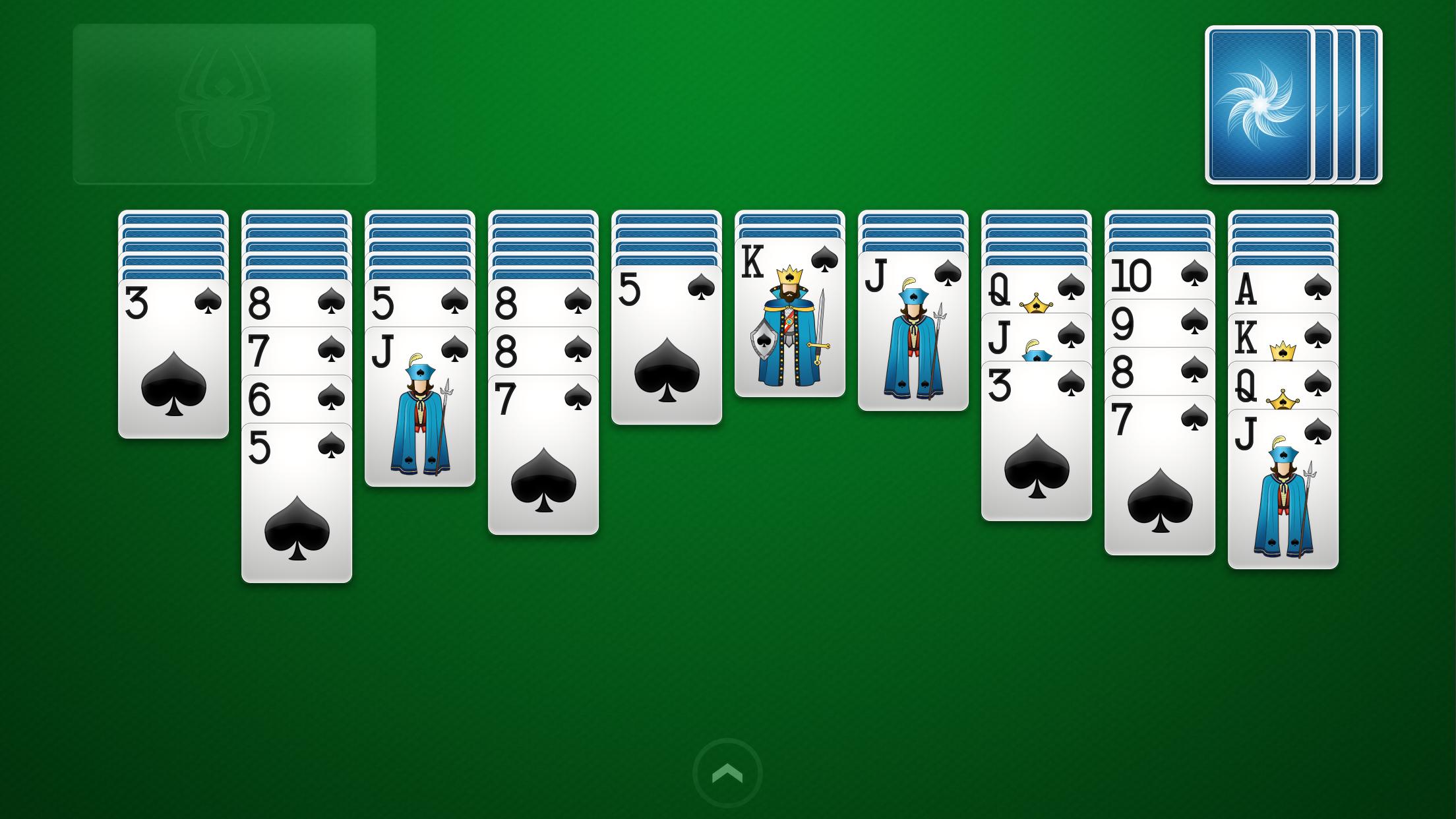 Пасьянс паук. Игра Spider Solitaire. Пасьянс паук две масти.