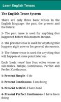 Learn English Tenses syot layar 2