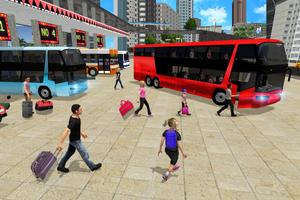 de simulador de autobús controlador de bus moderno Poster