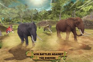 الفيل محاكي: الحيوانات البرية ألعاب الأسرة تصوير الشاشة 2