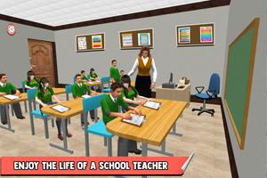 High School Teacher Simulator โปสเตอร์