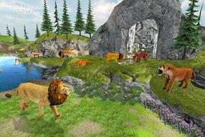 Lion Simulator Family اسکرین شاٹ 1