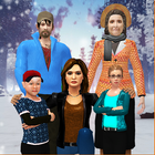 Virtual Family Simulator Winter Vacations Fun ikon