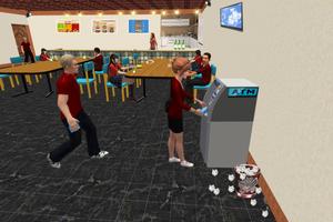 Simulador de Hostal vida: Juegos de secundaria captura de pantalla 1