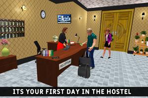 Virtual Hostel Life Simulator Affiche
