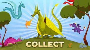 Blocks Merge Puzzle: Dragons poster