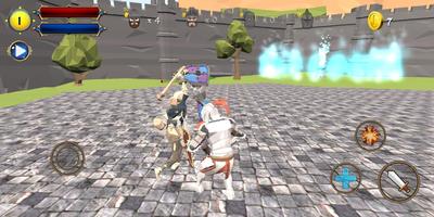 Castle Defense Knight Fight ảnh chụp màn hình 1