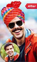 Rajasthani Turban Photo Editor الملصق