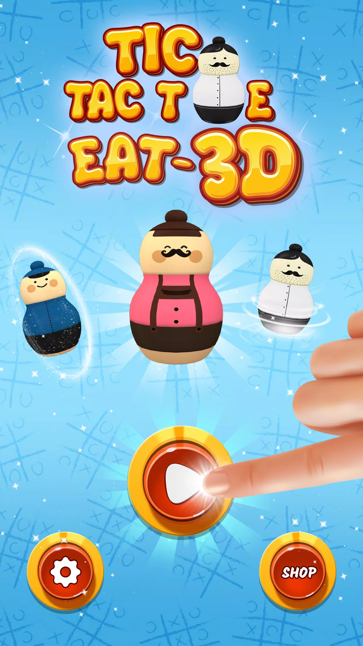 Tic Tac Toe Eat – 3d Game