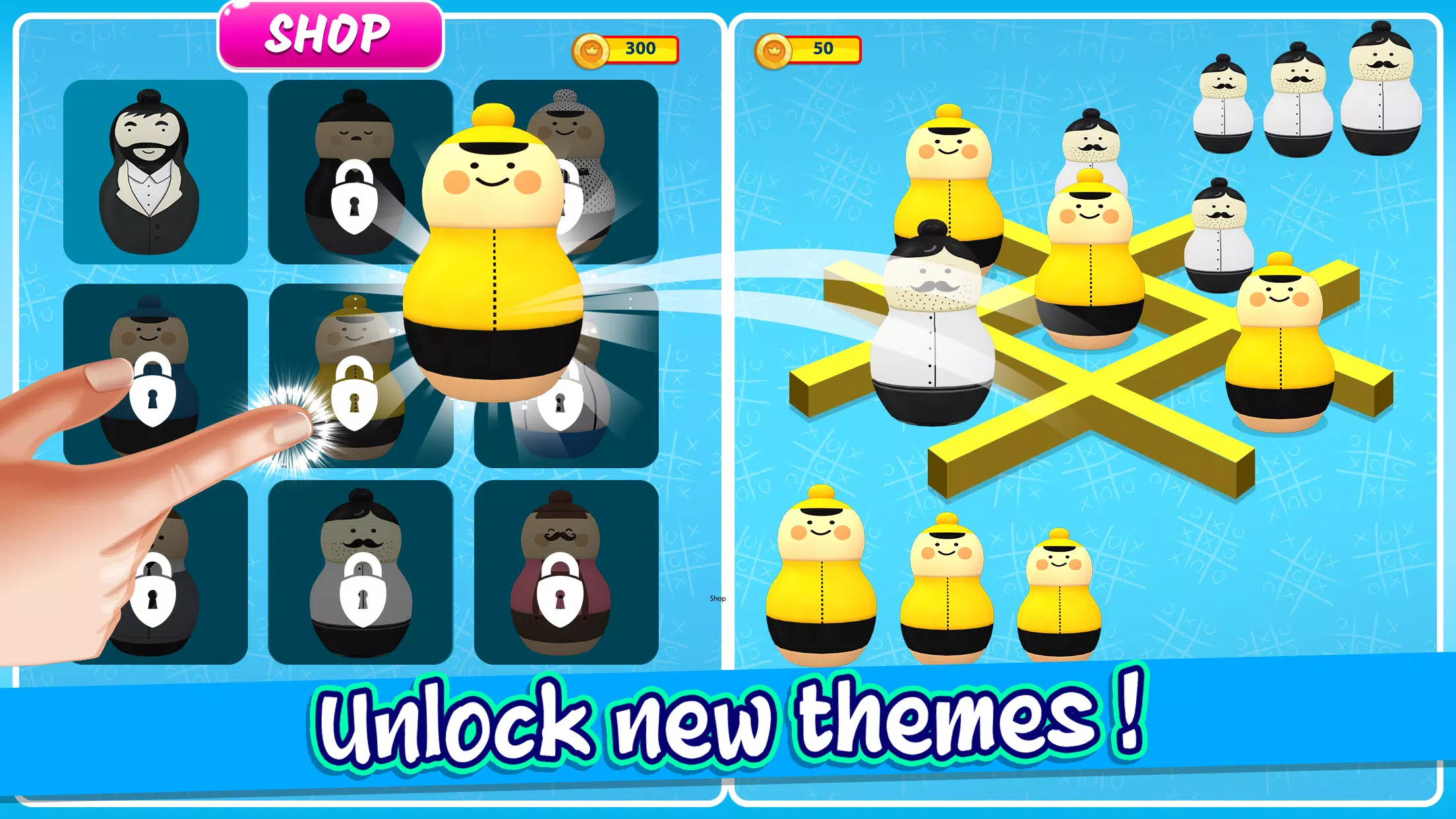 Tic Tac Toe Eat – 3d Game