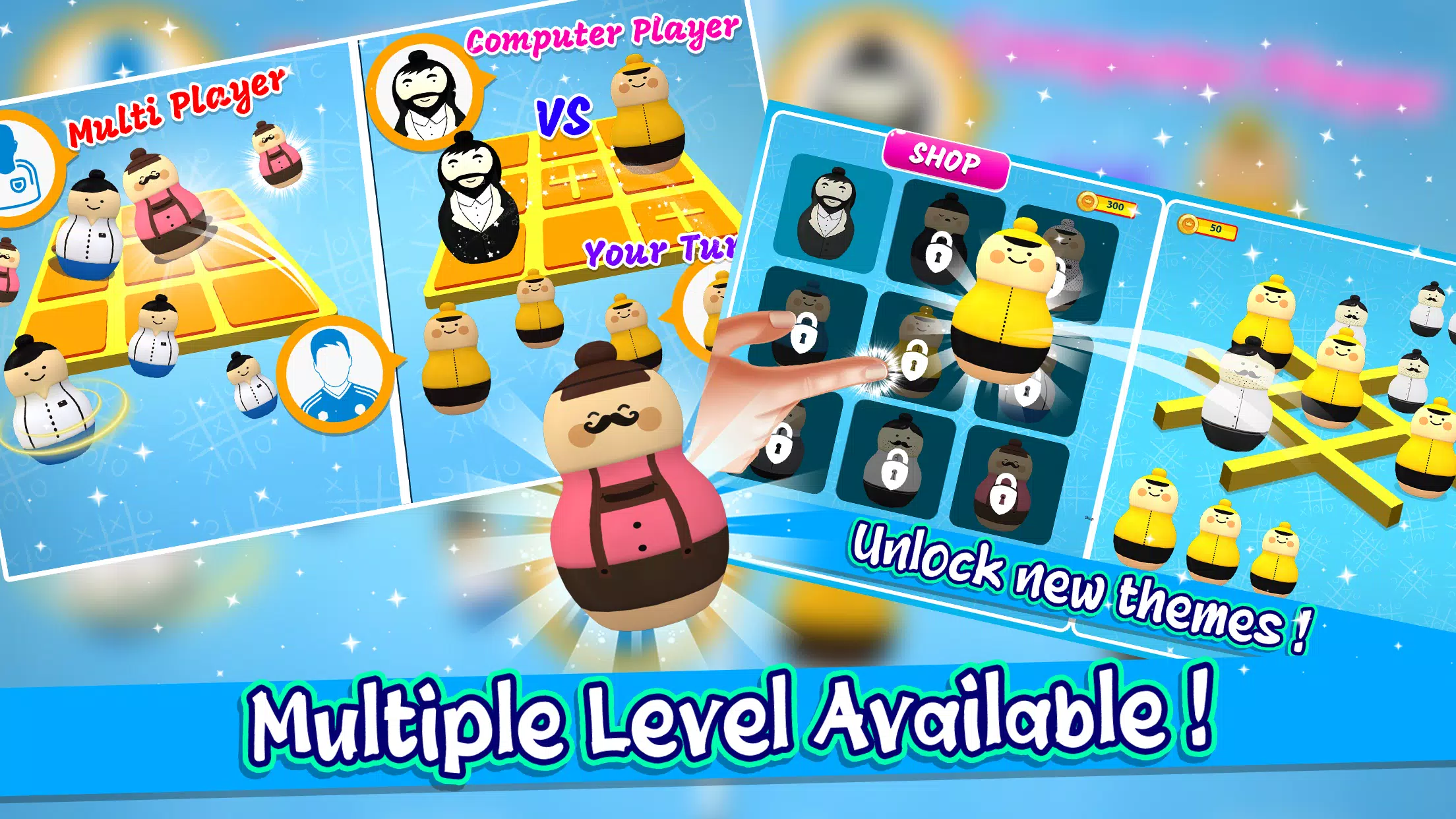 Tic Tac Toe Eat – 3d Game