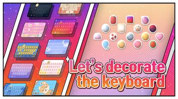 Deco Keyboard Plakat