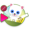 Cat Cricket Doodle