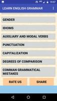 LEARN ENGLISH GRAMMAR capture d'écran 1