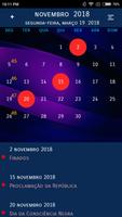 Calendário پوسٹر