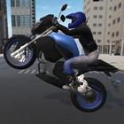 Jogo de moto com grau e corte-icoon