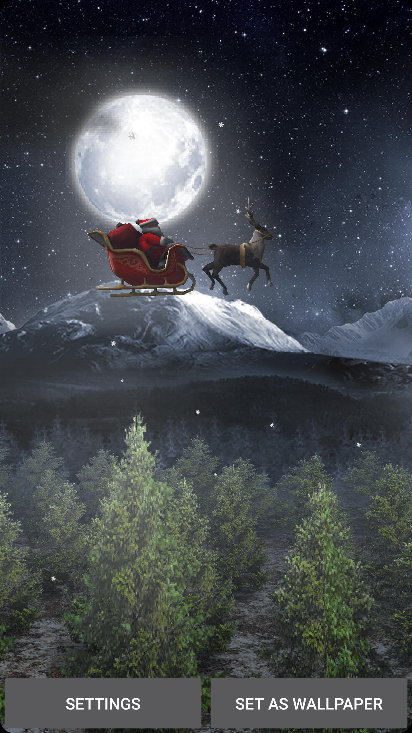 Giáng sinh đang đến rất gần rồi, hãy cùng tận hưởng không khí của ngày lễ tuyệt vời này với hình nền Santa 3D live wallpaper tuyệt đẹp! Với những hình ảnh tươi sáng và sinh động, bạn sẽ được truyền tải cảm giác hồng phấn và niềm vui dịp Giáng sinh của mình!