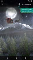 Santa 3D Live Wallpaper capture d'écran 1