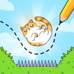 آیکون‌ Cat Rescue: Draw To Save