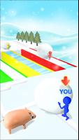 Snow Race: Snow Ball.IO تصوير الشاشة 1