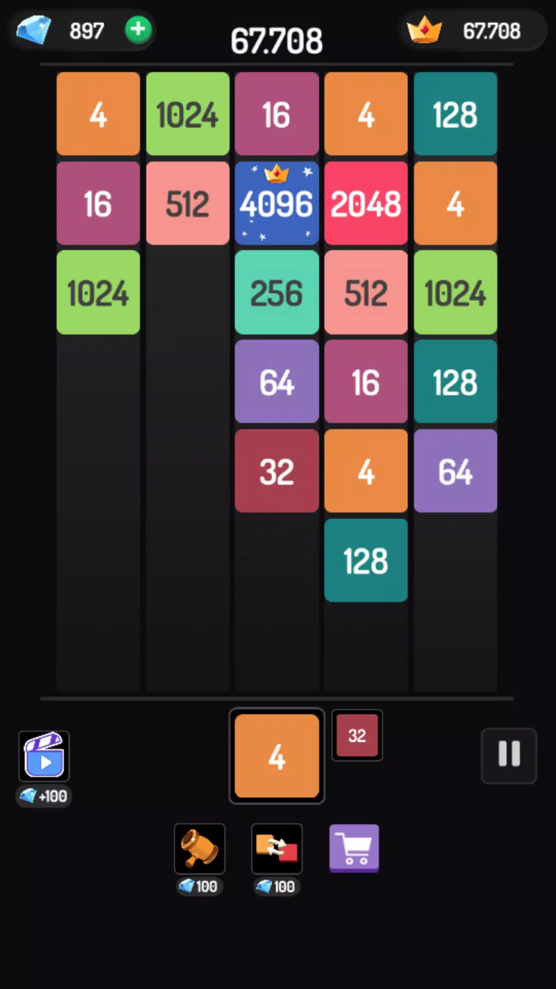 2048: X2 Merge Blocks - Jogue 2048: X2 Merge Blocks Jogo Online