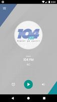 Rádio 104 FM RN โปสเตอร์