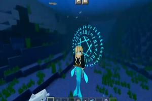 mermaid tail mode mcpe skin 海报