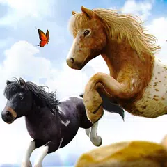Скачать Пони лошадь гонки и единорог XAPK